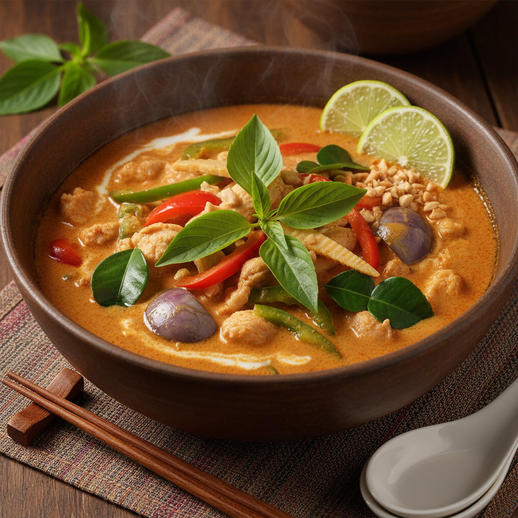 Panang curry - thai ruokaresepti